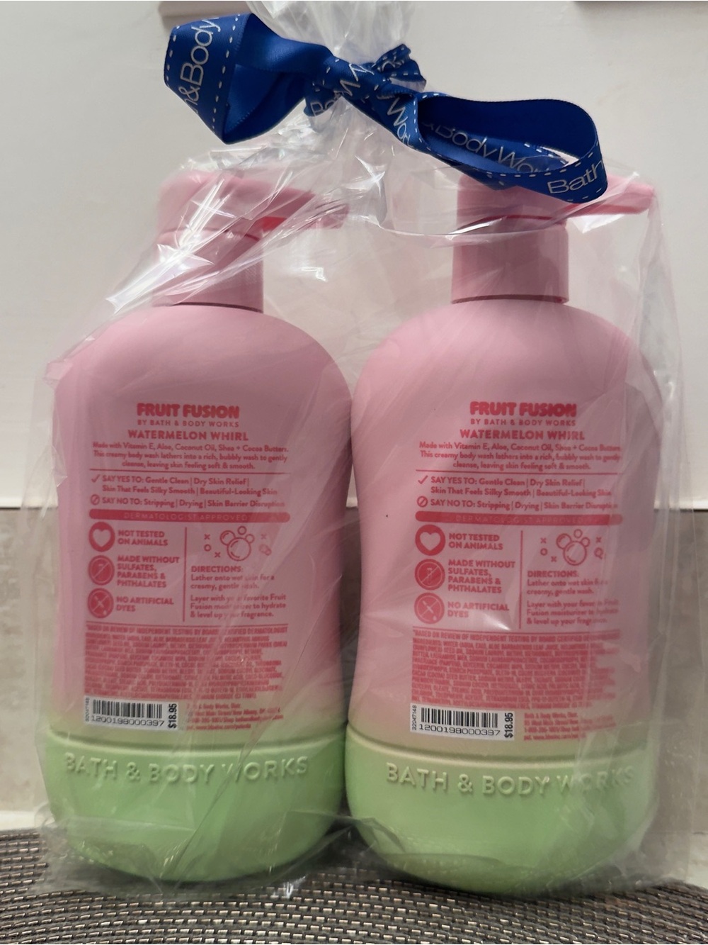 NWT Bath & Body Works Fruit Fusion All Day Moisture Body Wash Watermelon Whirl - Picture 2 of 2